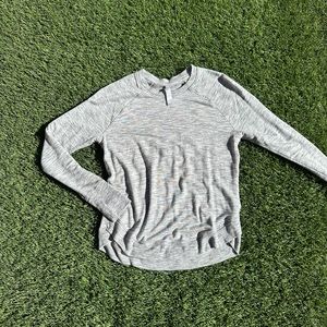 Athleta heather gray long sleeve